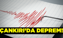 Çankırı'da 3.1 büyüklüğünde deprem