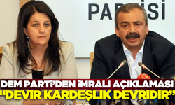 Dem Parti teröristbaşı Öcalan ile yapılan görüşme sonrasında açıklama yaptı