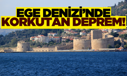 Ege Denizi'nde Çanakkale merkezli deprem!