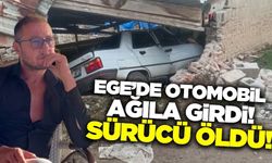 Ege'de kontrolden çıkan otomobil ağıla çarptı: 1 ölü