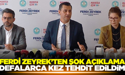 Ferdi Zeyrek tehdit edildiğini açıkladı!