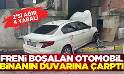 Kocaeli'de otomobil duvara çarptı: 2'si ağır 4 yaralı