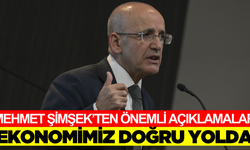 Hazine ve Maliye Bakanı Mehmet Şimşek, ülke ekonomisine dair önemli açıklamalarda bulundu