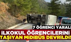 Sakarya'da midibüs devrildi! 7 öğrenci, 2 öğretmen ve şoför yaralandı