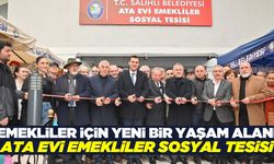 Salihli'de Ata Evi Emekliler Sosyal Tesisinin törenle açılışı yapıldı