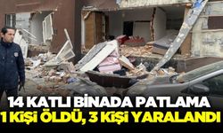 İstanbul'da 14 katlı bir binadaki patlamada 1 kişi öldü, 3 kişi yaralandı