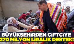 İzmir Büyükşehir Belediyesi çiftçiye umut oldu