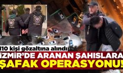 İzmir'de çeşitli suçlardan yakalama kararı bulunan şüphelilere büyük operasyon!