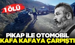 Kastamonu'da otomobil ile pikap çarpıştı: 1 ölü