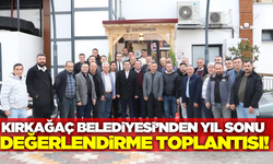 Kırkağaç Belediyesi ile mahalle muhtarları yıl sonu toplantısı gerçekleştirdi