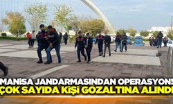 Manisa jandarmasından eş zamanlı operasyon! Çok sayıda kişi gözaltına alındı