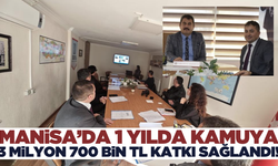 Manisa'da yapılan çalışmalar sayesinde kamuya 3 milyon 700 bin TL katkı sağlandı