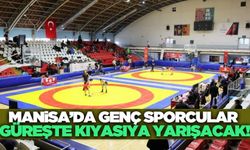 Manisa’da 19 ilden gelen sporcular güreş şampiyonluğu için yarışacak!