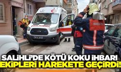 Salihli'de evden gelen kötü kokular ekipleri harekete geçirdi