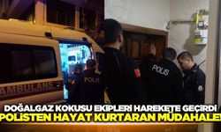 Manisa'da Doğalgaz Paniği! Polis Zamanında Müdahale Ederek Hayat Kurtardı