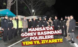 Manisa Valisi ve Emniyet Yetkilileri, Polisleri Yeni Yılda Ziyaret Etti