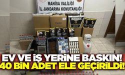 Manisa'da jandarmadan ev ve iş yerine baskın!