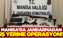 Manisa'da jandarma çok sayıda ruhsatsız silah ve mühimmat ele geçirdi