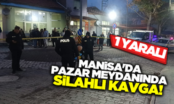 Kırkağaç'ta silahlı kavga: 1 yaralı