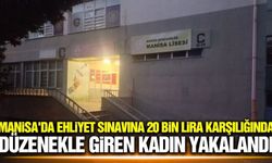 Manisa’da kopya düzeneğiyle sınava giren kadın yakalandı