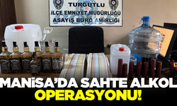 Manisa'da yılbaşı öncesi sahte alkol operasyonu!