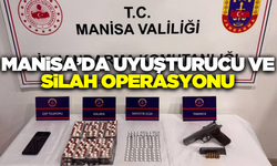 Manisa'da jandarma sentetik uyuşturucu ve silah ele geçirdi: 1 kişi tutuklandı