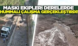 MASKİ, dere temizlik çalışmalarını aralıksız sürdürüyor