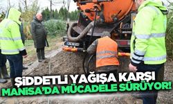 MASKİ ve Büyükşehir ekipleri şiddetli yağışa karşı seferber oldu!