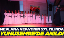 Yunusemre'de Mevlana'nın vefatının 571. yılına özel anlamlı etkinlik