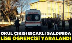 Edirne'de lise öğrencisi bıçaklı saldırıda yaralandı