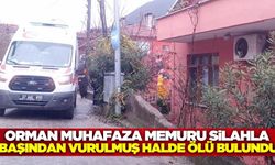 Orman muhafaza memuru evinde silahla vurulmuş halde ölü bulundu