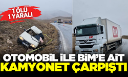 Çorum'da otomobil ile kamyon çarpıştı: 1 ölü 1 yaralı