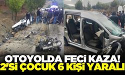 Maraş'ta hafif ticari araç ile otomobil çarpıştı: 6 yaralı