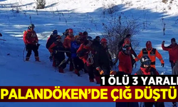 Palandöken Dağı'nda çığ düşmesi sonucu 1 kişi öldü 3 kişi yaralandı