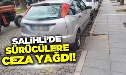 Salihli'de kurallara uymayan sürücülere ceza yağdı!