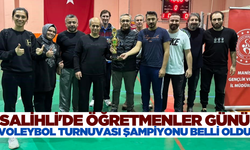 Salihli'de Öğretmenler Günü Voleybol Turnuvası noktalandı