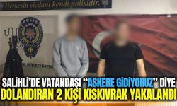 Salihli'de polis, 2 duygu tacirini yakaladı!