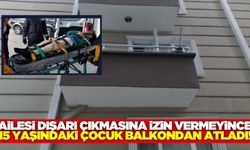 Samsun'da 15 yaşındaki çocuk balkondan atladı!