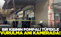 Şanlıurfa'da husumetlisini tüfekle vurduğu anlar kamerada!