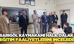 Sarıgöl Kaymakamı Halil Dalak'tan okullara ziyaret!