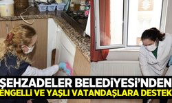 Şehzadeler Belediyesi engelli ve yaşlı vatandaşlara destek olmaya devam ediyor