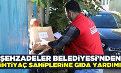 Şehzadeler Belediyesi ihtiyaç sahiplerinin yanında olmaya devam ediyor