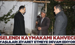 Selendi Kaymakamı, yaşlılara ziyaretine devam ediyor