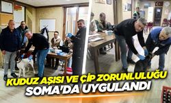 Soma Avcılar Derneği'nden Av Köpeklerine Kuduz Aşısı ve Çip Uygulaması