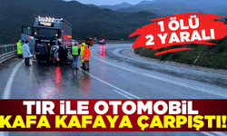 Bursa'da tır karşı şeritten gelen otomobille çarpıştı! 1 ölü 2 yaralı