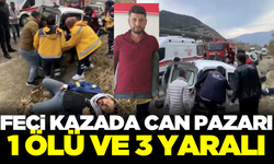 Tır ile ticari araç çarpıştı: 1 ölü ve 3 yaralı