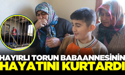 Torun yangını fark etti! Babaannesinin hayatını kurtardı