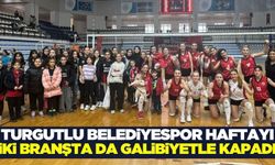 Turgutlu Belediyespor her iki branşta da kazanmaya devam ediyor