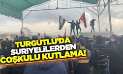 Turgutlu'daki Suriyeliler Esad Rejiminin Çöküşünü Kutladılar