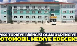 Ege'de bir okul YKS 1'incisine sıfır araç hediye edecek